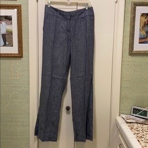 Blue Julie Linen Trouser by Ann Taylor Loft